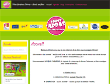 Tablet Screenshot of foire-arras.fr